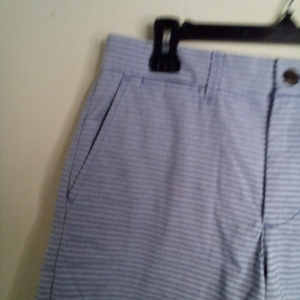 Gap Shorts Women 29 7" Short Casual Stripe Blue - Picture 3 of 14